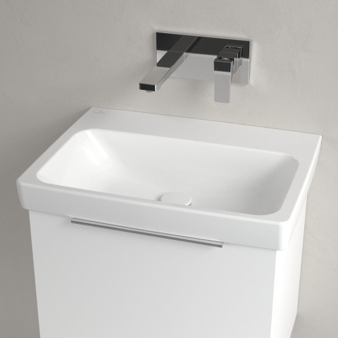Villeroy & Boch Architectura wastafel - 60x44.5cm - zonder kraangat - zonder overloop - White Alpine (glans wit) SW1162728