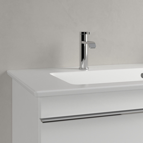 Villeroy & Boch venticello meubelwastafel - met 2 kraangaten - 120x50cm - met overloop CeramicPlus - Stone White (mat wit) SW209622