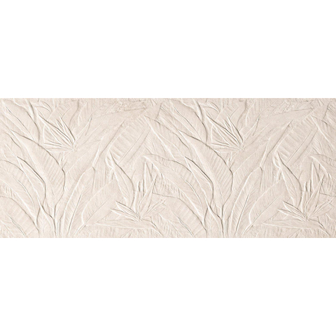 ÉCHANTILLON Terravito Elzino Carrelage murale - 50x120cm - rectifié - Aspect pierre naturelle - White mat (blanc) SW1221286