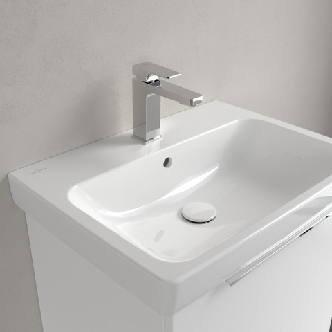 Villeroy & Boch Architectura Wastafel - 44.5x60cm - 1 kraangat - met overloop - White Alpine (glans wit) SW1162798