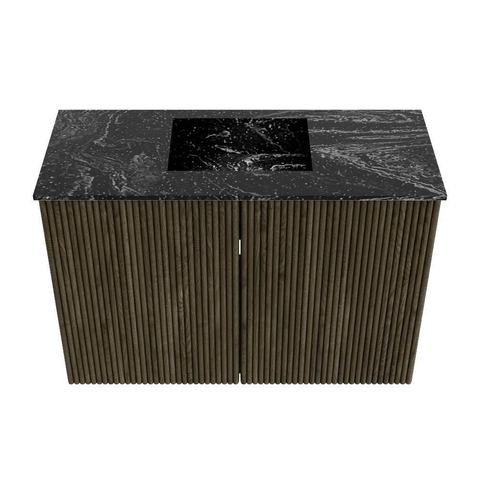 Mondiaz JOYA-DLUX 60cm toiletmeubel - kleur Shadow - Wastafel FAYE positie Midden 1 kraangat kleur Lava. SW1422819
