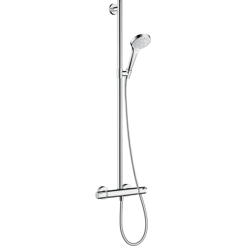 Hansgrohe Select S Croma Multi Douchekraan - thermostatisch - handdouche - doucheslang 160cm - wit/chroom SW29047