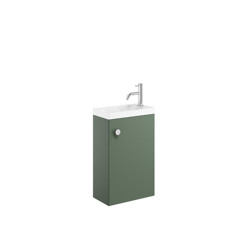 Crosswater Alo Toiletmeubel - 40x22cm - salie - mat sage green (groen) SW955729