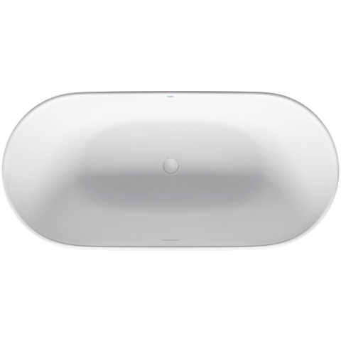 Duravit Luv Vrijstaand bad - 1800x850mm - met mantel - inclusief af- en overloopgarnituur - mat wit SW228003