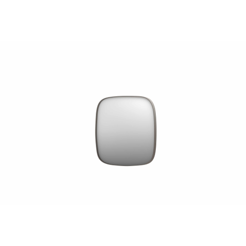 INK SP29 miroir - 80x4x80cm contour dans un cadre en acier - inox brossé SW956100