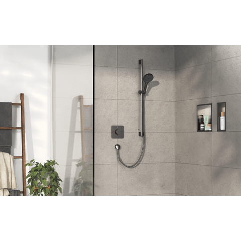 Hansgrohe Showerselect comfort q Thermostaat - inbouw - 1 functie - zwart chroom SW918057