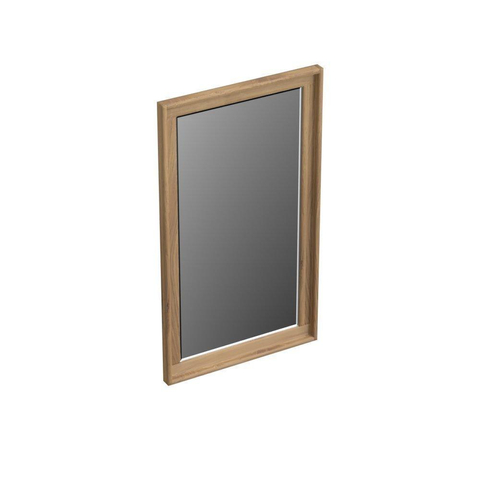 Forzalaqua Reno 2.0 miroir 40x70cm Rectangulaire sans éclairage avec cadre Chêne massif Oyster SW492642