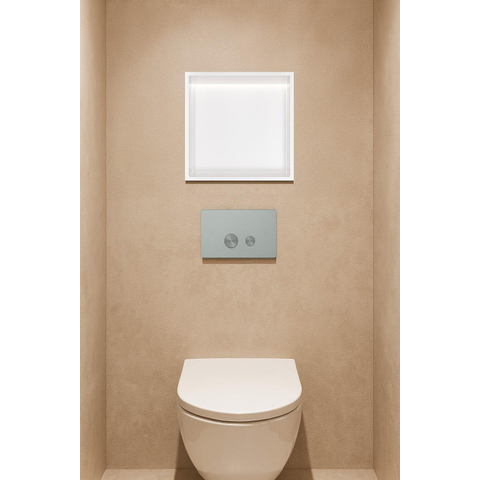 Hotbath &MORE Inbouwbox of inbouwnis - 30x30x10 - met LED - IP44 - mat wit SW1246561