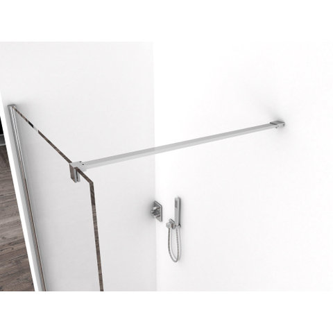 Wiesbaden Comfort Inloopdouche - 100x200cm - 10mm - nano helder glas - chroom SW10412