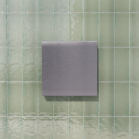 Brauer opbouwnis - 25x25cm - RVS geborsteld SHOWROOMMODEL SHOW26186