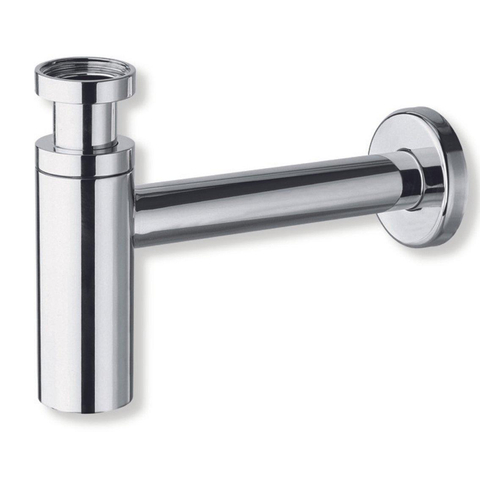 Hotbath Mate Wastafelsifon rond - hoogglans chroom SW12962