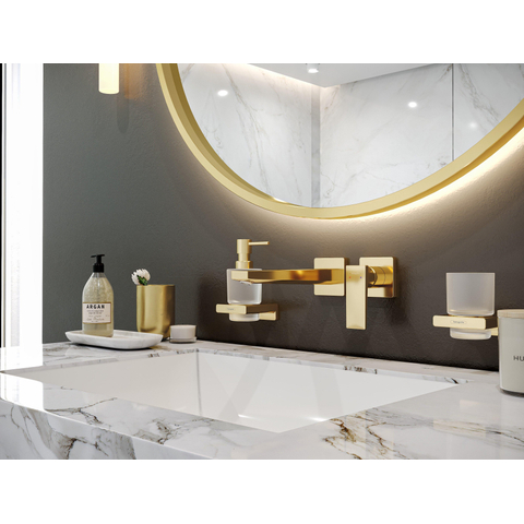 Hansgrohe AddStoris Q - zeepdispenser - goud SW651148