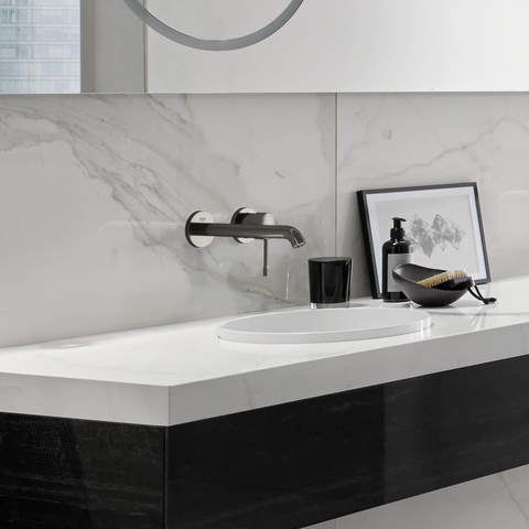 Grohe Essence New Wastafelkraan Inbouw - uitloop 18.3cm - M-size - brushed hard graphite (antraciet) SW97505