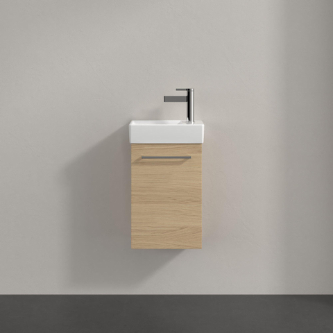 Villeroy & Boch Avento meuble bas pour lavabo - 1 porte 34x51,4x20,2cm - charnières à gauche chêne arizona SW448533