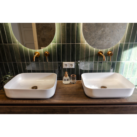 Fortifura Calvi Robinet lavabo - encastrable - avec partie encastrable - cuivre brossé PVD SW970034