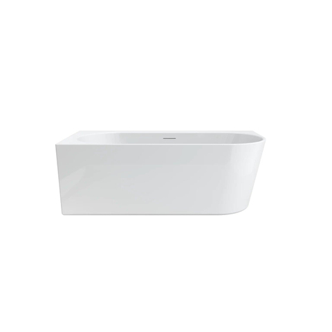 Arcqua Santo baignoire - 170x80x60cm - semi-îlot - gauche - acrylique - blanc brillant SW1601194