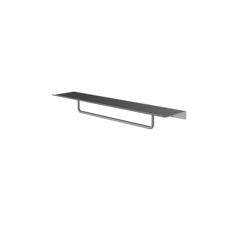Hotbath &MORE Porte-serviettes - 40cm - pour tablette série - Gunmetal brossé PVD SW1245983