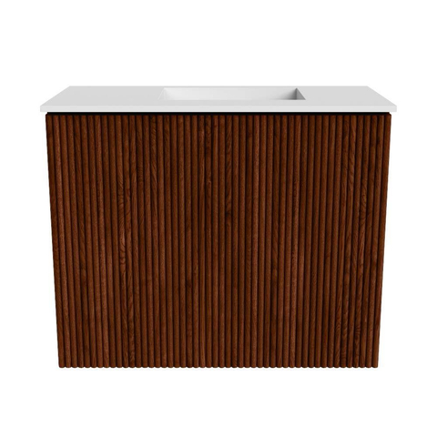 Mondiaz JOYA 50cm meuble de toilette - couleur Ruby - Vasque FAYE position Droite 1 trou de robinet couleur Talc. SW1421712
