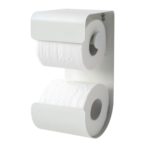 Sealskin Brix Porte-rouleau de papier toilette Métal Blanc SW196163