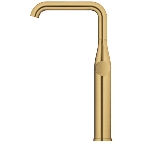 Grohe Essence New Wastafelkraan Opbouw - uitloop 17.9cm - XL-size hoge draaibare uitloop - EcoJoy - brushed cool sunrise (goud) SW98765