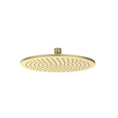 IVY Bond Ensemble de douche pluie - encastré - symmetry - inverseur d'arrêt 2 voies - bras mural 40 cm - douche de tête medium 25 cm - support avec sortie - flexible de douche 150 cm - douchette à main 3 jets - or brossé mat PVD SW1033768