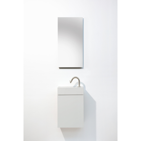 Nemo Durma Fonteinkastset - 40x20x50cm - 1 deur - links - 1 kraangat - rechts - White standard SW1580335