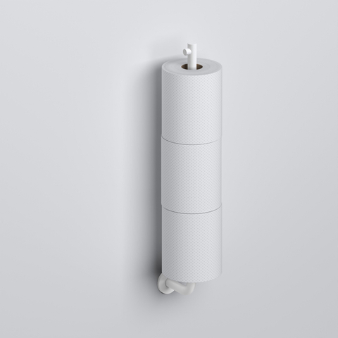 Clou Kaldur Porte-rouleaux de réserve pour 3 pièces blanc mat SW917320