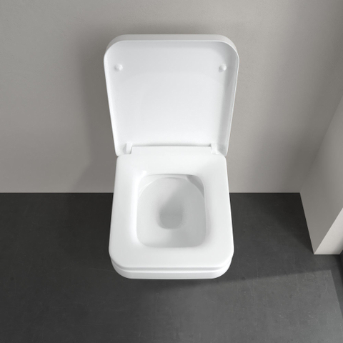 Villeroy & Boch Architectura WC suspendu – compact – TwistFlush – 35 x 48 cm – White Alpin AntiBac CeramicPlus SW1162126