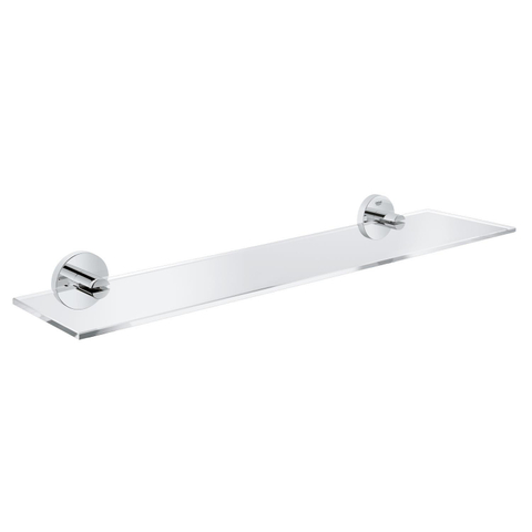 GROHE Essentials Étagère - 53x14,5cm - verre - chrome 0438155