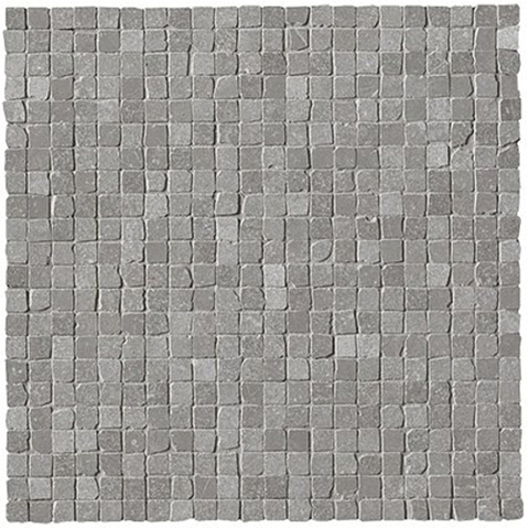 Terravito Ellino Mozaïektegel - 30x30cm - micro - 9mm - Grey mat SW1119823
