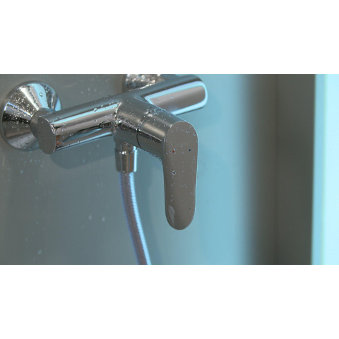 Hansgrohe Focus E2douchekraan - zonder omstel - met koppelingenHOH=15cm - hoogglans chroom 0450767