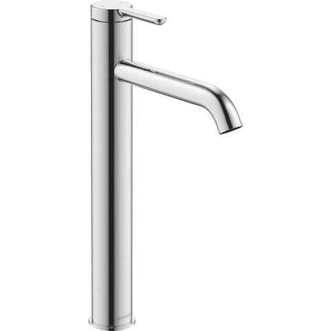 Duravit C.1 1 greeps wastafelmengkraan - 196x40x322mm - hoogglans chroom SW420714