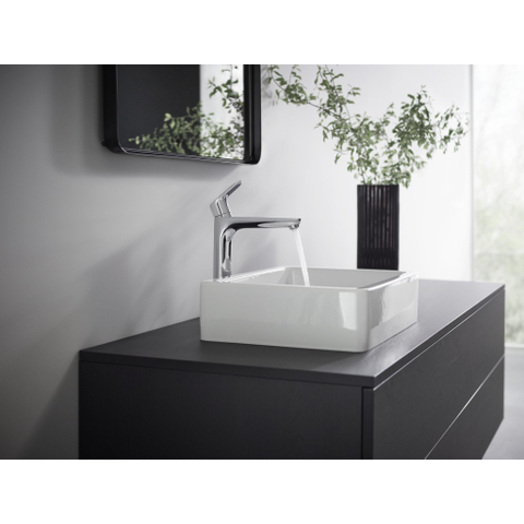 Hansgrohe Focus 1 greeps wastafelmengkraan - 230 met trekwaste - hoogglans chroom SW94946