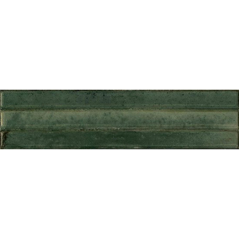 Ceralto Pavero Urban Wandtegel - 6x24cm - 13.5mm - Oliva - restpartij 4 dozen - OUTLET UDEN STORE44309