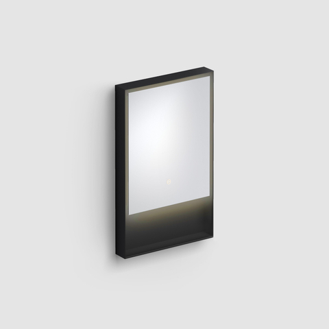 Clou Look at Me spiegel – rechthoek – 50x80 cm – indirecte LED rondom – Zwart mat SW417062