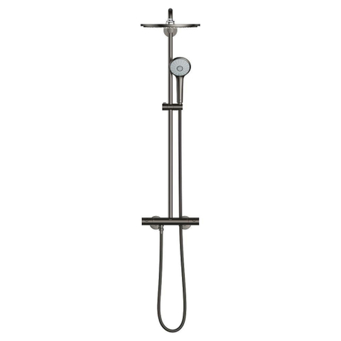 Grohe Euphoria System 310 ensemble de douche pluie apparent – thermostatique – douche de tête Ø 31 cm – barre de douche 88 cm – anthracite brillant SW98856