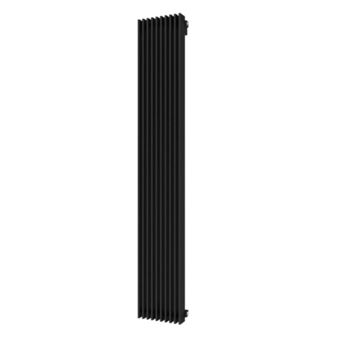 Plieger Antika Retto radiateur design vertical raccordement central 1800x295mm 994W noir graphite (black graphite) 7253242