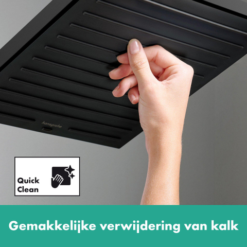 Hansgrohe Pulsify e Hoofddouche 260 - 2jet - ecosmart - met douchearm - mat zwart SW925807
