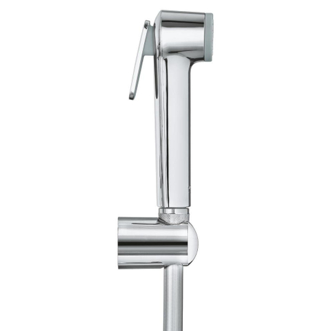 Grohe Tempesta-F Trigger Spray 30 Handdoucheset - 1 straalsoort - rond - met houder - gladde slang - 125cm - chroom SW63478