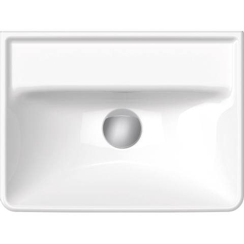 Duravit D-Neo Lavabo 45x33.5x13cm sans trou de robinet rectangulaire Céramique Blanc SW640447