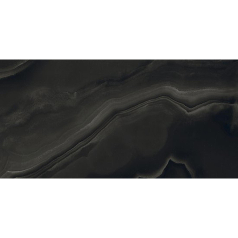 Ceralto Alabro Vein Carrelage de sol - 60x120cm - 9.0mm - rectifié - noir fumé SW1245223