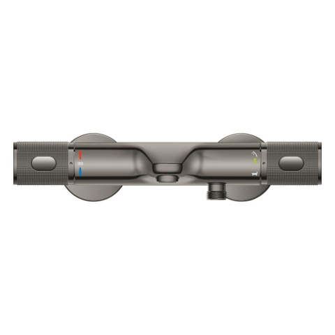 GROHE Grohtherm 1000 Performance badthermostaat - met koppelingen - hard graphite (antraciet) SW1477607