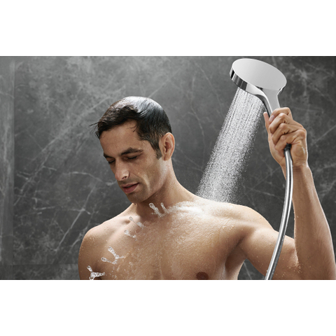 Hansgrohe RainFinity 130 - 3jet - handdouche - hoogglans chroom SW358914