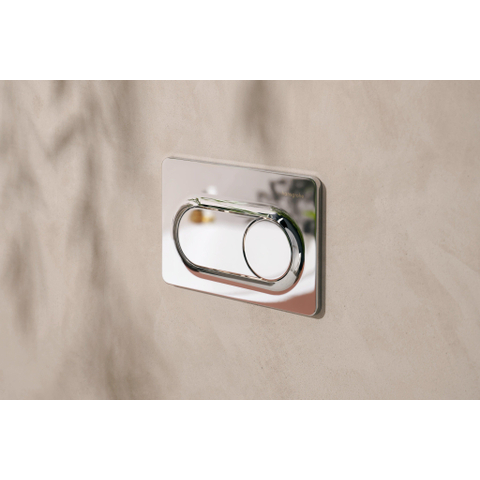 Hansgrohe IFrame Original S Drukplaatvoor - dualflush - chroom SW1413607