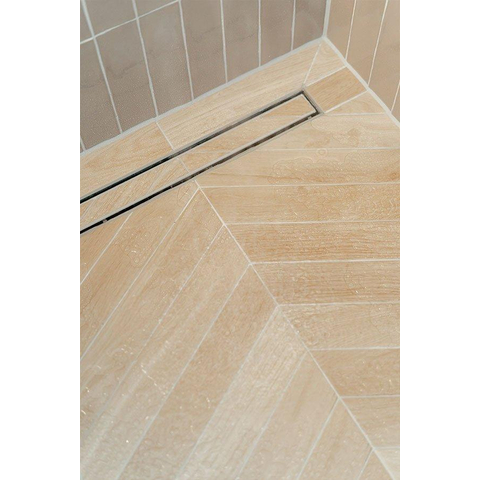 Terravito Elmare carrelage sol et mur - 7.5x45cm - 9mm - rectangulaire - R9 - effet bois - maple mat (beige) SW536606