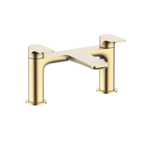 Crosswater Fuse Badrandkraan - gecoat messing geborsteld (goud) SW928119