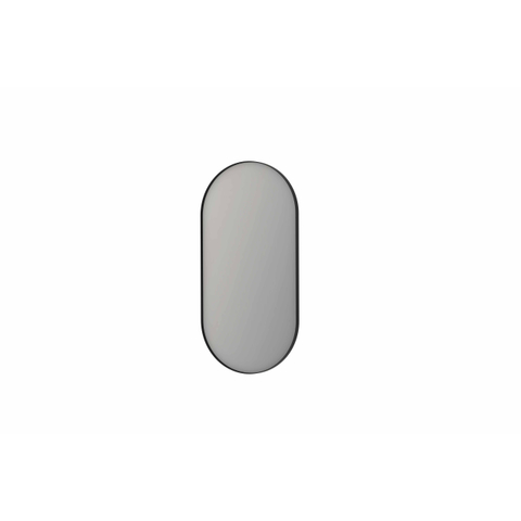 INK SP20 miroir – ovale – 120 x 60 cm – Metal black brossé (anthracite) SW955868