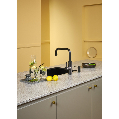 Quooker Flex Square kokendwaterkraan - draaibare & uittrekbare uitloop - Combi+ reservoir - Warm / kokend water - Zwart SW1441984