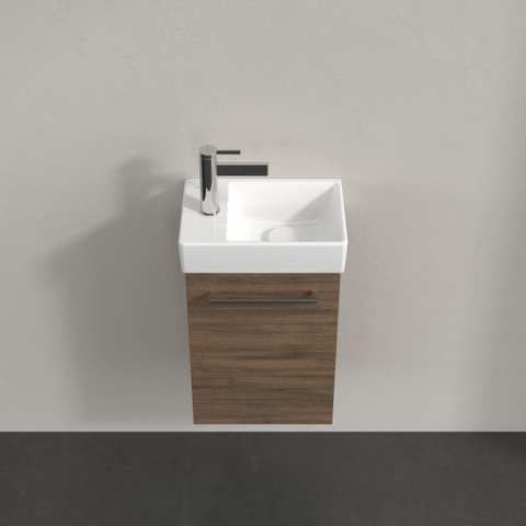Villeroy & Boch Avento wastafelonderbouwkast - 1 deur - 34x51.4x20.2cm rechts - Arizona Oak (hout) SW448538