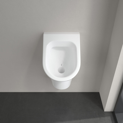 Villeroy et Boch Omnia Architectura Cuvette d’urinoir avec connexion cachée avec fixation et mouche Blanc 0101003